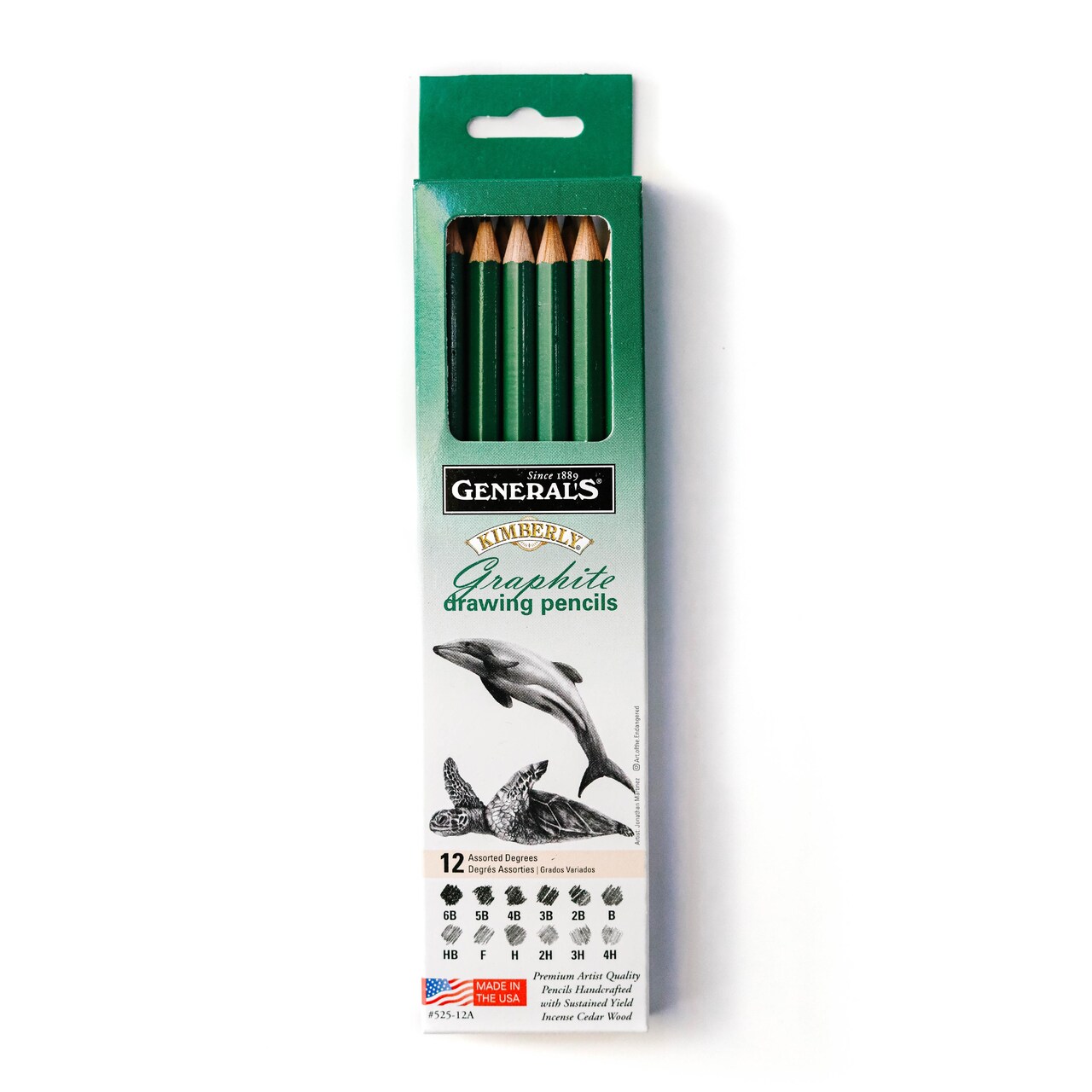 General Pencil Kimberly Graphite Pencil Set, 12-Pencil Set